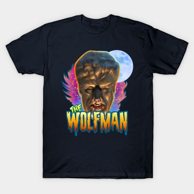 The Wolfman T-Shirt by Rosado